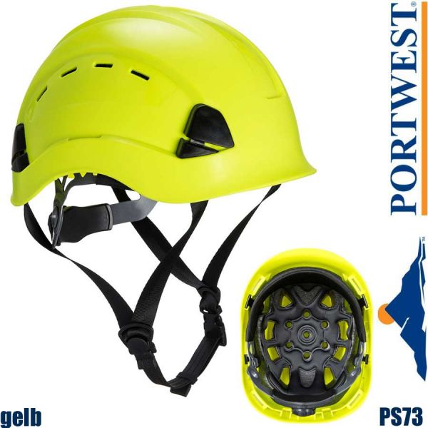 Bergsteiger Helm, Endurance, PS73, Portwest,gelb