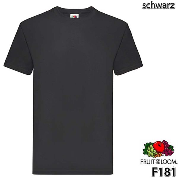 T-Shirt, Super Premium T - F181 - 205g/m2, FRUIT OF THE LOOM