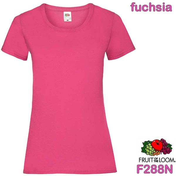 Damen Valueweight T-Shirt, F288N, FRUIT OF The Loom