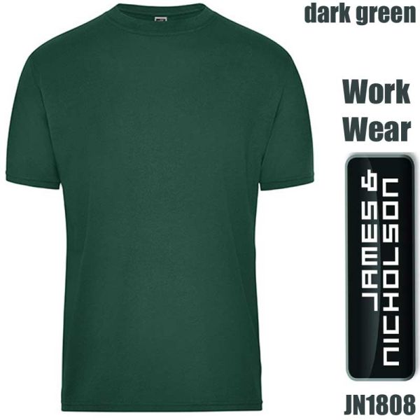 Men's Bio Workwear T-Shirt, James & Nicholson, JN1808