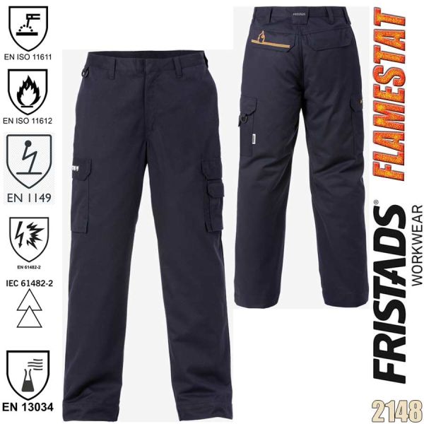 Flamestat, Schweisser Hose, 2148, FLAM, FRISTADS, MULTINORM