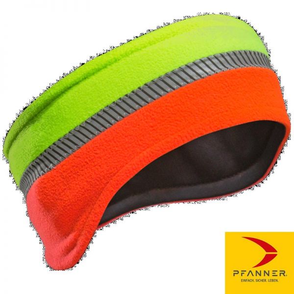 Reflexstirnband - gelb-orange - Pfanner - 104270
