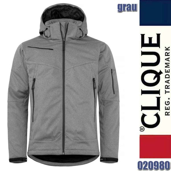 Grayland moderne wattierte Softshell Jacke, Clique - 020980, grau