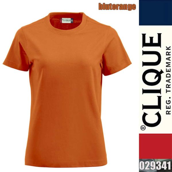 Damen Premium - T- Shirt, CLIQUE, 029341, blutorange