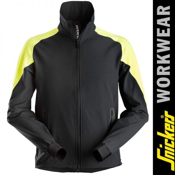 Neon Arbeitsjacke - NEU ! - SNICKERS Workwear - 8028-black-neon yellow