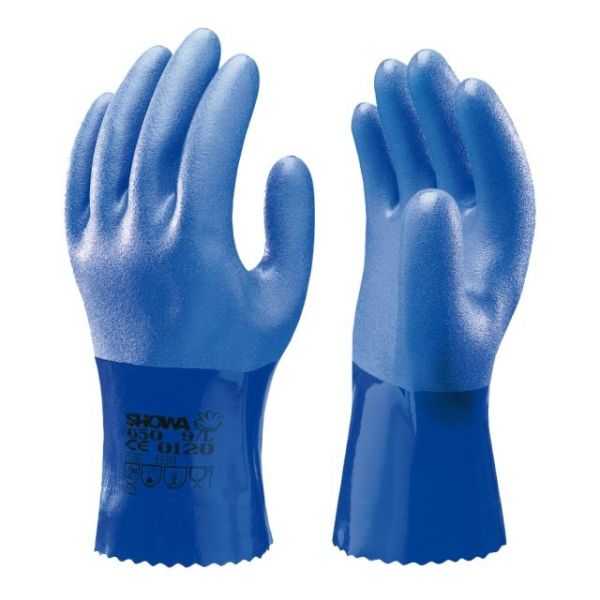 Showa-Handschuh, (650) sehr komfortabler, starker und weicher PVC-Handschuh-