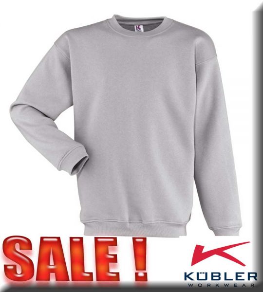 Sweat Shirt, grau, Kübler, Restposten, 5906