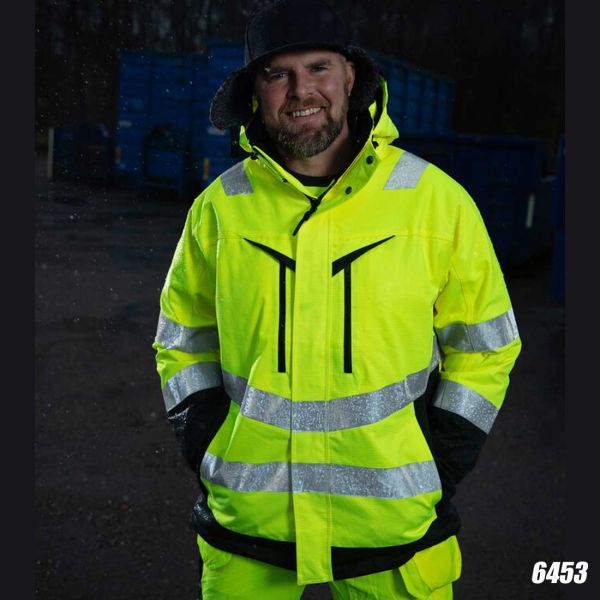6453 FUNKTIONSJACKE EN ISO 20471 CLASS 3, PROJOB
