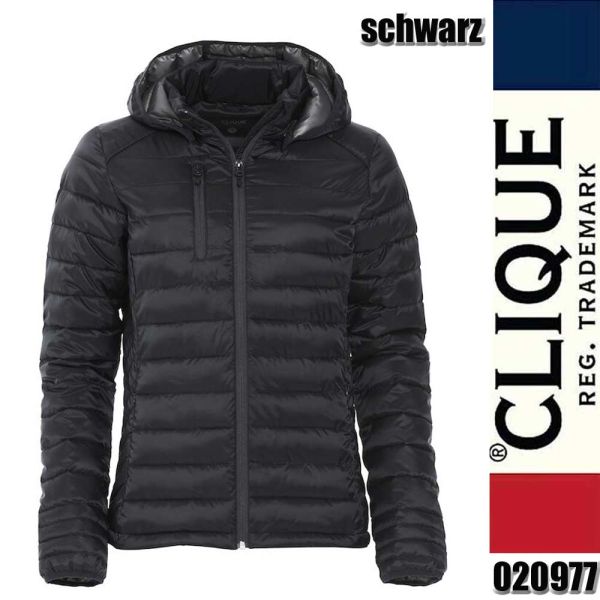 Hudson Ladies moderne Damen Steppjacke, Clique - 020977, schwarz