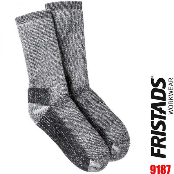 Dicke Wollsocken mit Frottee -9187 - FRISTADS-127538