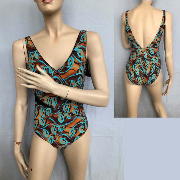 Badebekleidung exclusive Bademode - nougat/Türkis - SALE 