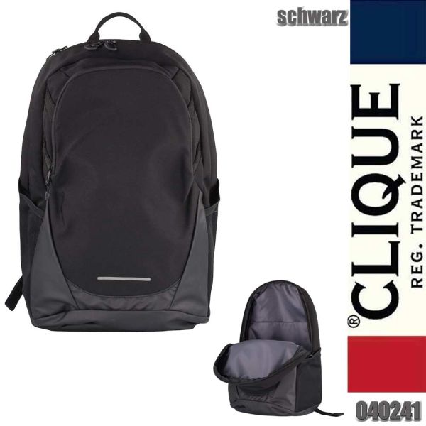 2.0 Backpack Funktionsrucksack, Schwarz, Clique - 040241