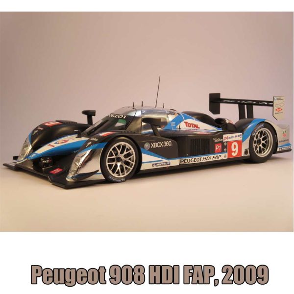 Peugeot 908 HDI FAP, Le Mans 2009 - 1/18, MINICHAMPS HWS 1023