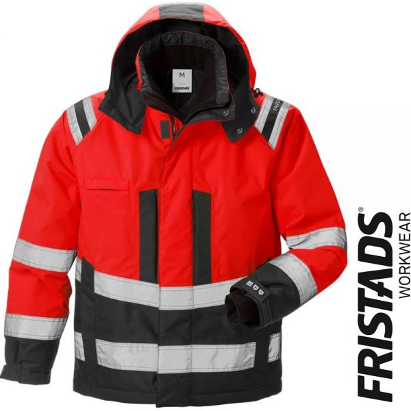 HIGH VIS AIRTECH Winterjacke Klasse3 -FRISTADS-4035 GTT - 119626-rot-schwarz