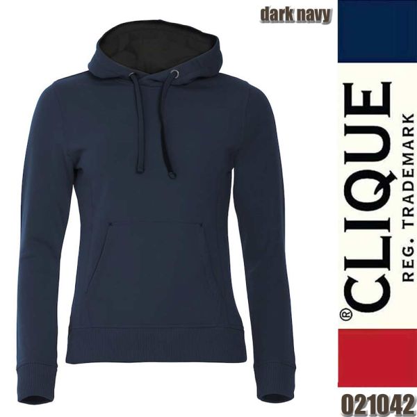 Classic Hoody Ladies, Clique - 021042, dark navy