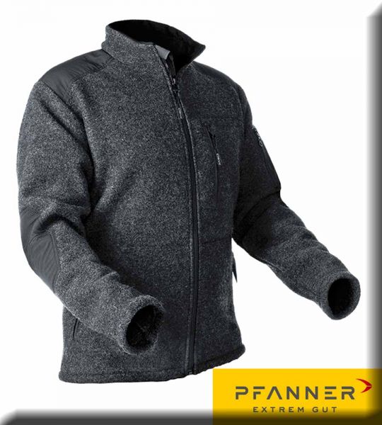 Wooltec Janker, Jacke aus Merinowolle, 101206, PFANNER, grau