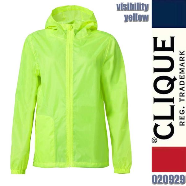 Basic Rain Jacket, Clique - 020929, visibility yellow