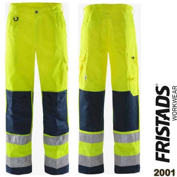 HIGH-VIS Arbeitshose, Klasse2, 2001, FRISTADS, 100002
