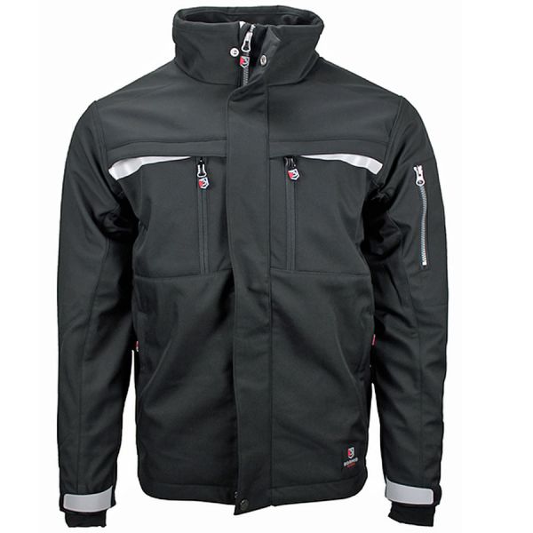 Albis Bormio Softshelljacke, Sommer, schwarz