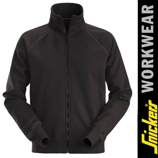 2886 Sweatshirt Arbeitsjacke mit RV - SNICKERS Workwear-schwarz