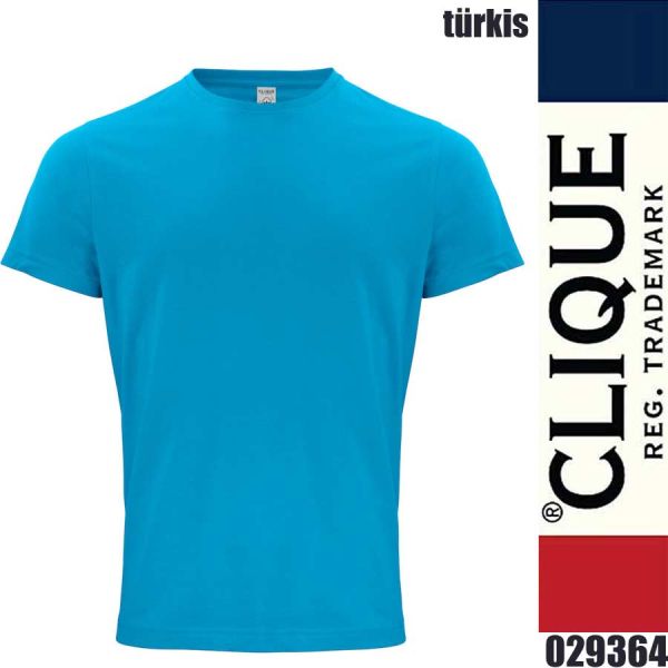 Classic OC-T, T-Shirt rundhals, Clique - 029364, tuerkis