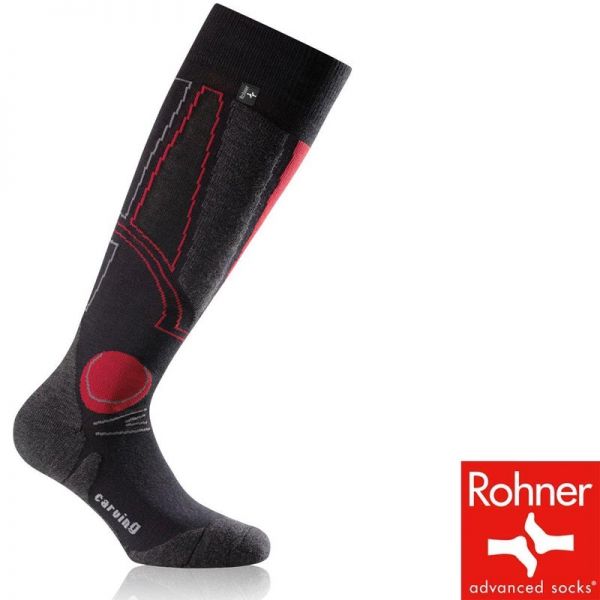 Rohner Carving Socken - 720083-rot