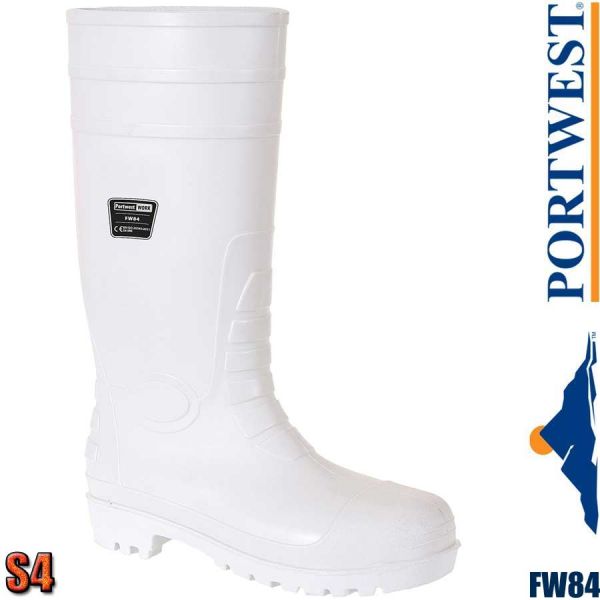 Lebensmittelstiefel, S4, weiss, FW84, Portwest