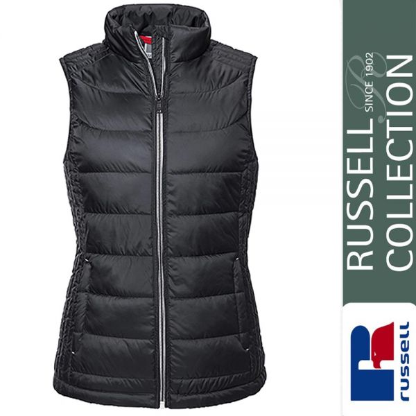 Ladies Nano Bodywarmer, Russel - Z441F-schwarz