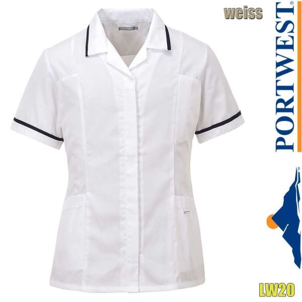 Klassische Damen- Tunika, LW20 PORTWEST, weiss