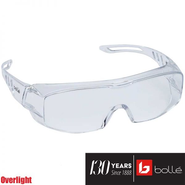 Leichte Schutzbrille von Bollé, OVERLIGHT, klarglas