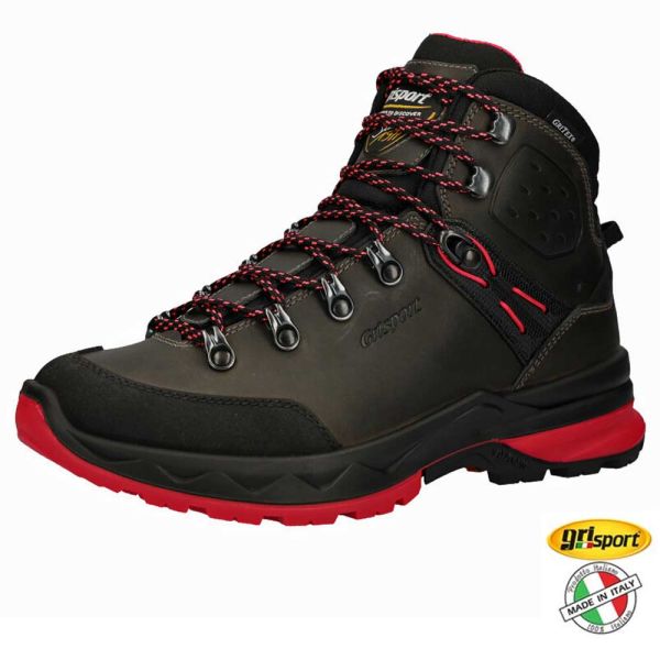 Trekkingschuh, halbhoch, grau-pink, Damen, GRISPORT,