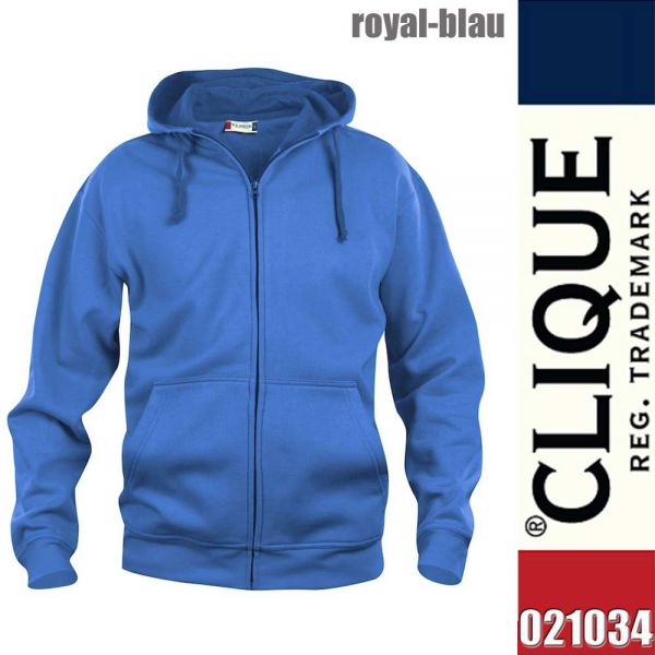 Basic Hoody Full Zipp, CLIQUE, 021034