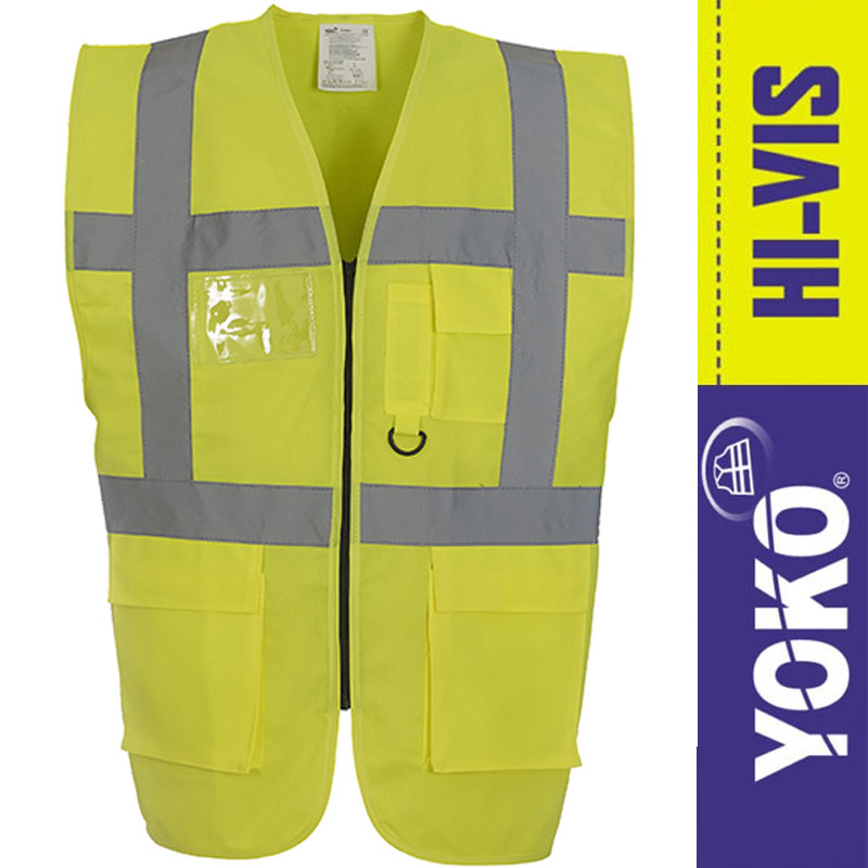 Warnweste MultiFunctional Executive YOKO Workwear YK801