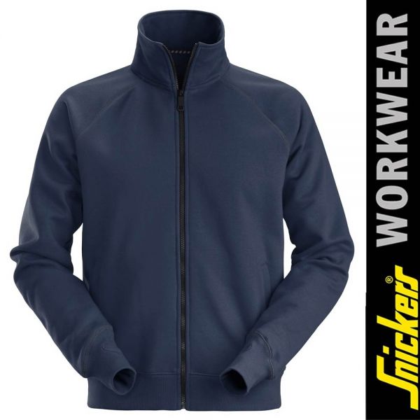 2886 Sweatshirt Arbeitsjacke mit RV - SNICKERS Workwear-navyblau