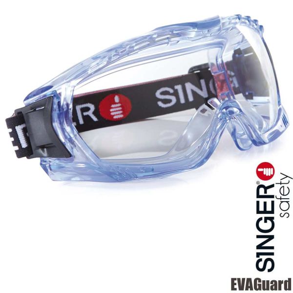 Vollsichtschutzbrille, EVAGUARD, klarglas, Singer Safety