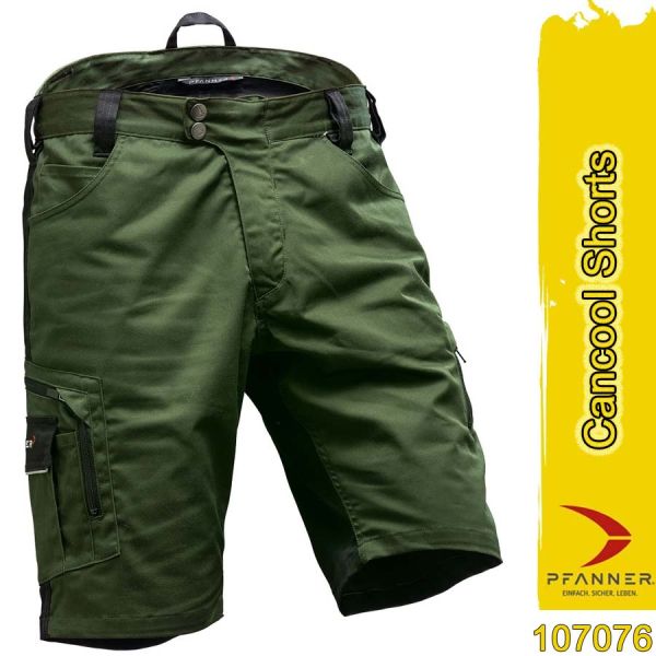 Cancool Shorts, Pfanner, olive, 107076