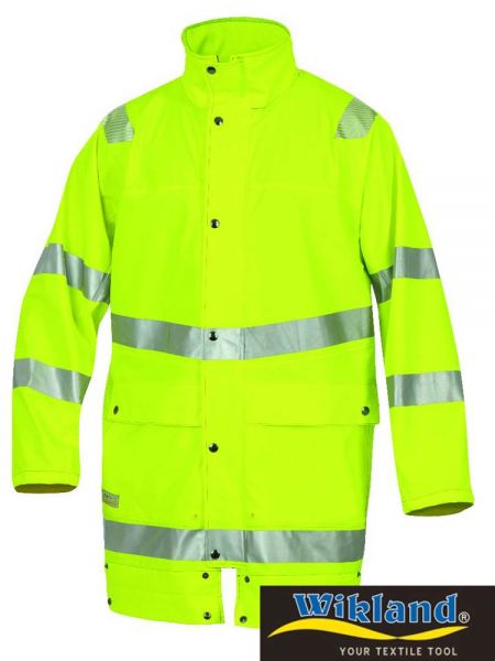 Regenjacke (PU) EN ISO 20471, WIKLAND, 9362