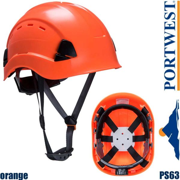 Endurance Helm für Höhenarbeiten, PS63, Portwest, orange