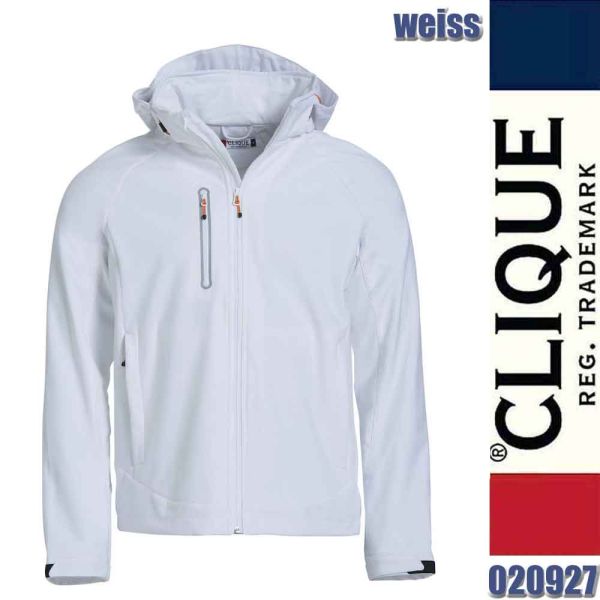 Milford Jacket sportliche Softshell Jacke, Clique - 020927, weiss