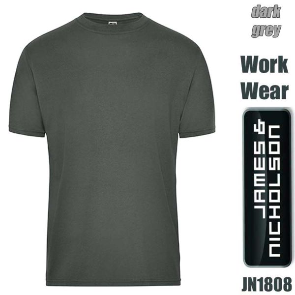 Men's Bio Workwear T-Shirt, James & Nicholson, JN1808