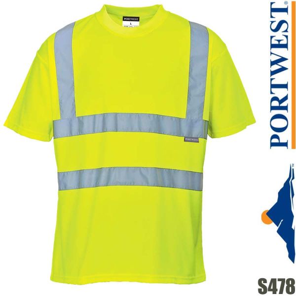 Warnschutz T-Shirt, atmungsaktiv, S478, PORTWEST