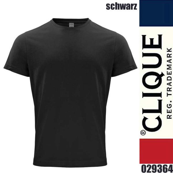 Classic OC-T, T-Shirt rundhals, Clique - 029364, schwarz