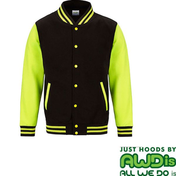 Just Hoods College Jacke Electric Varsity Jacket - JH044- Sale