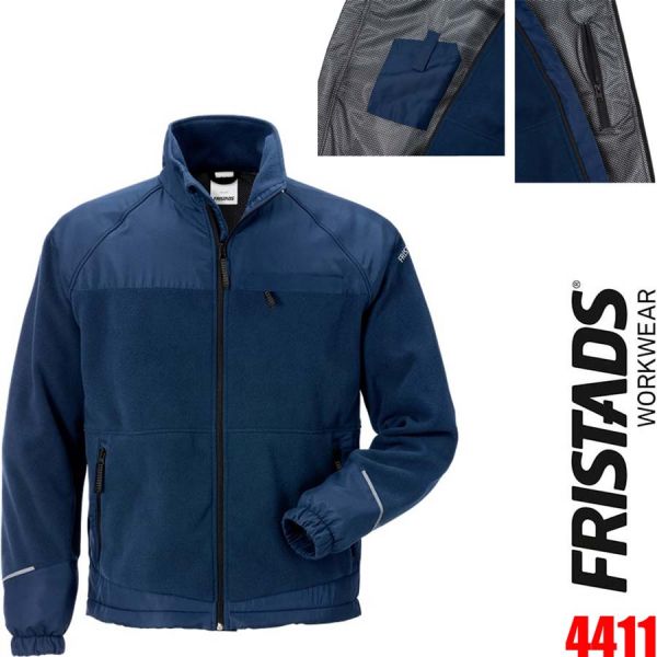 Winddichte Fleecejacke 4411 - FRISTADS Workwear-dunkelblau