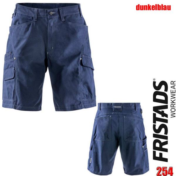 Service Shorts, 254, FRISTADS Workwear, 100128, dunkelblau