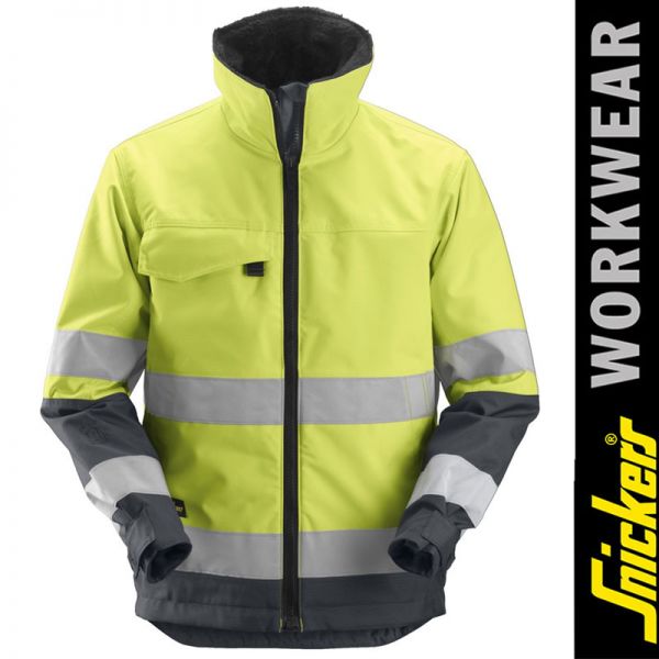 1138 Core Wärmeisolierte High-Vis-Arbeitsjacke , Warnschutzklasse 3, gelb