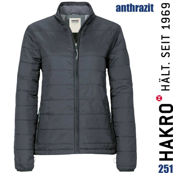 NO. 251 Hakro Damen Loft Jacke Regina, anthrazit