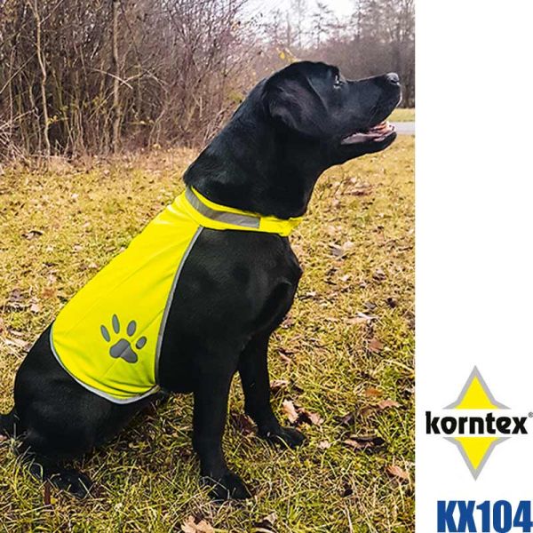 Stretchy HI-VIS Safety Hunde-Weste, KX104,KORNTEX