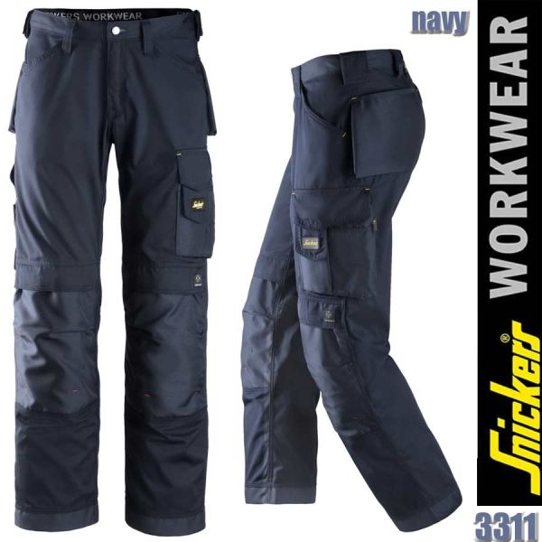 3311 Handwerker Arbeitshose, CoolTwill, SNICKERS Workwear, navy