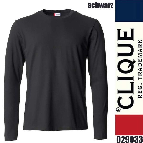 Basic-T L/S, T-Shirt Langarm, Clique - 029033